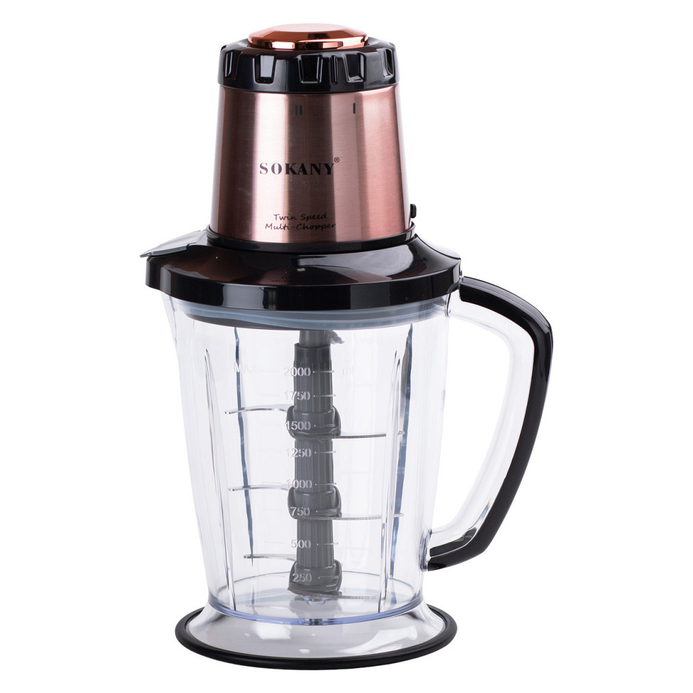 Чоппер измельчитель Sokany SK-7039 с чашей объемом 2 л SK-7039 Киев - изображение 2