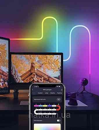 Розумна гнучка LED Neon RGB стрічка 5 метрів Київ