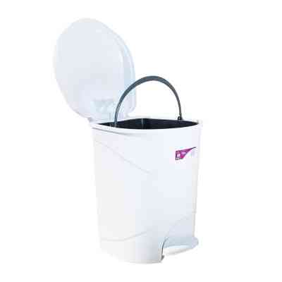 Контейнер для сміття Irak Plastik Bella №1 з педаллю білий 12 л (4557) Вінниця