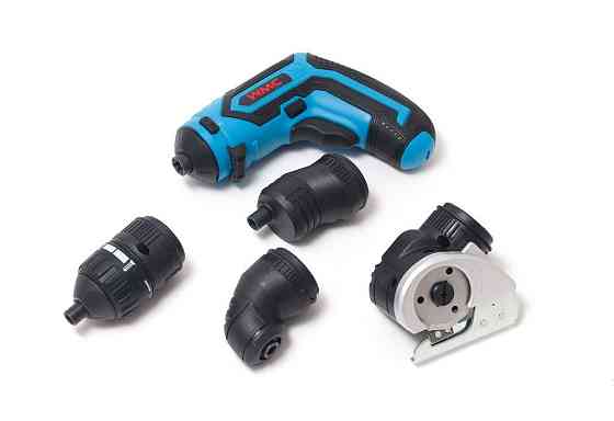 Шуруповерт акумуляторний з набором біт і аксесуарів 36пр (4V, 1.5Ah, 4Nm), в кейсі WMC TOOLS 1036 Одесса