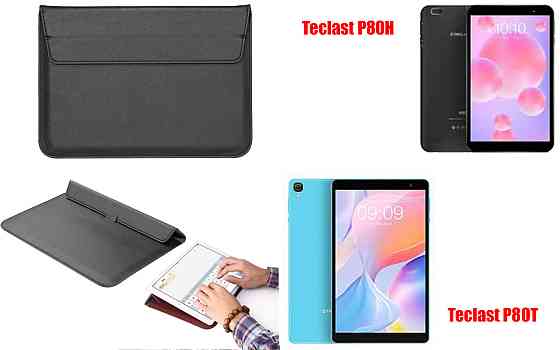 Чохол-конверт VitoCase для Teclast P80H, P80T, з функцією підставки для планшета Чорний Київ