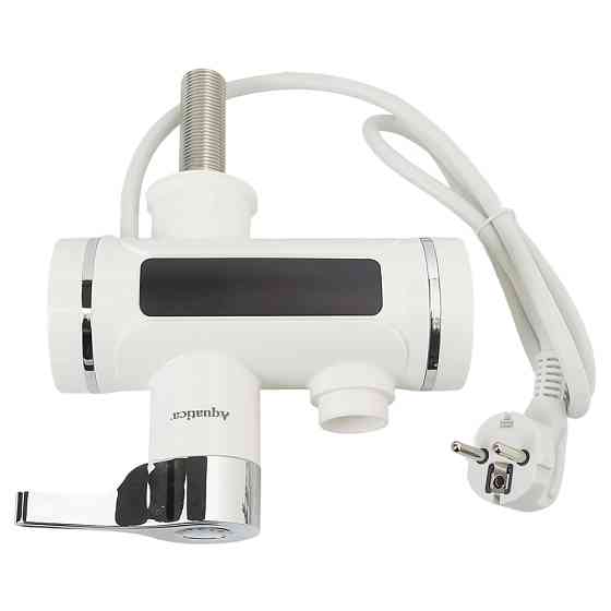 AQUATICA Кран-водонагреватель проточный s92 3.3кВт для кухни излив ухо на гайке с дисплеем и те Коломия