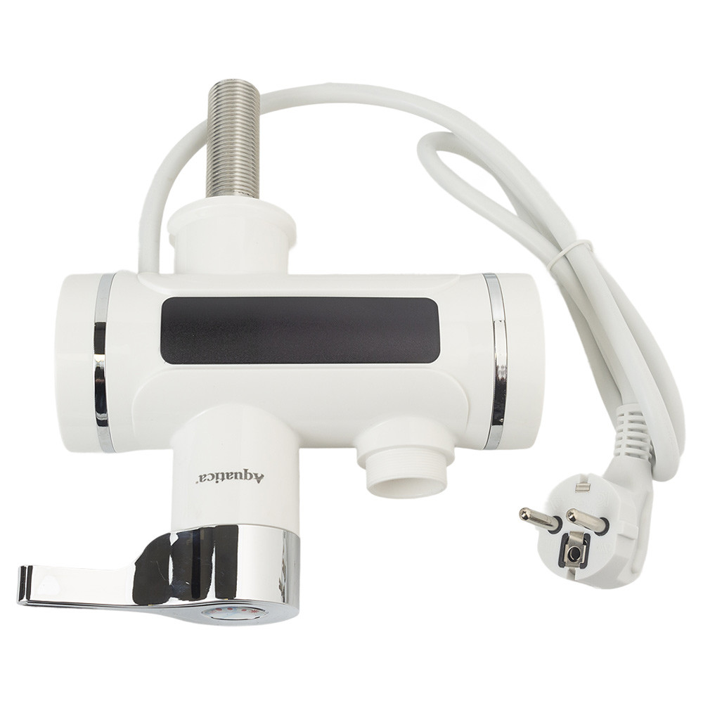 AQUATICA Кран-водонагреватель проточный s92 3.3кВт для кухни излив ухо на гайке с дисплеем и те Коломия - фото 2