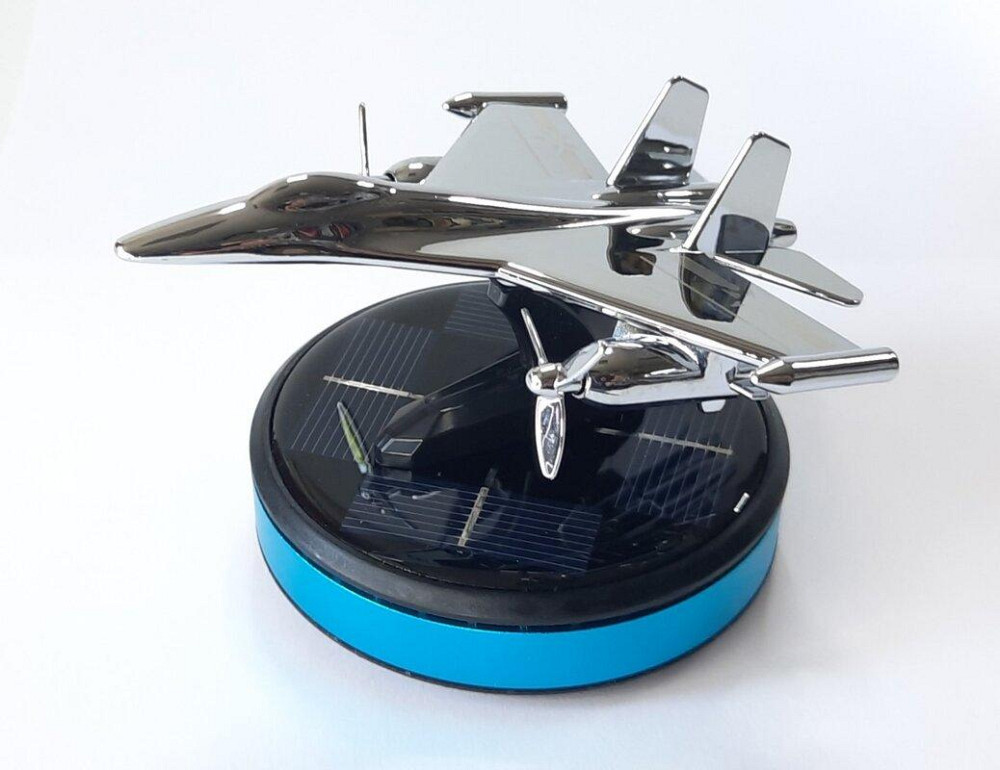 Освіжувач салону Літак-винищувач на сонячній батареї (Cologne) подарунковий Вінниця - фото 2