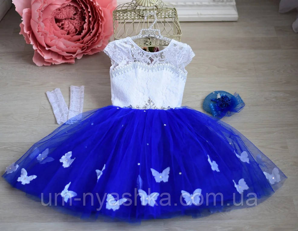 Детские нарядные платья с бабочками на 5-7 лет Кривой Рог - изображение 4