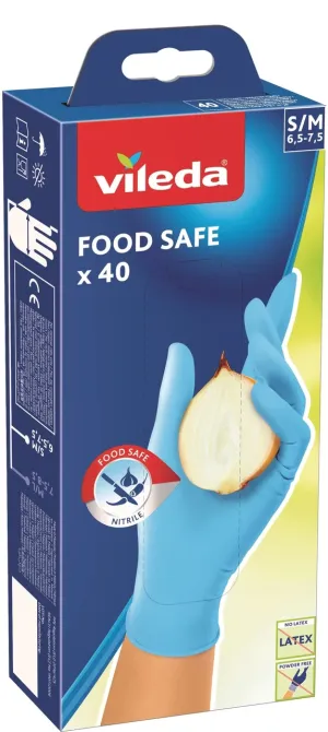Рукавички Food Safe ТМ "Віледа", 40 шт, розмір S/M Київ - фото 1