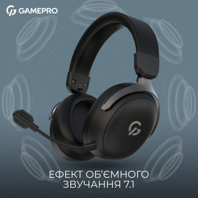 Навушники GamePro Asgard Freya Pro Wireless Black (HSW201B) Вінниця - фото 11