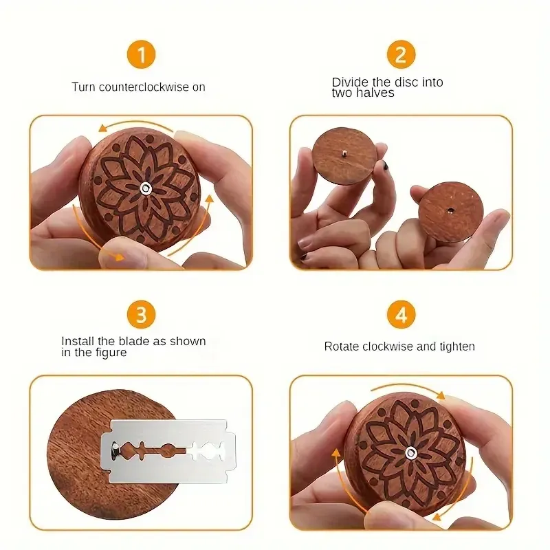 Хлеборезка круглая с деревянной ручкой и 5 лезвиями Киев - изображение 5