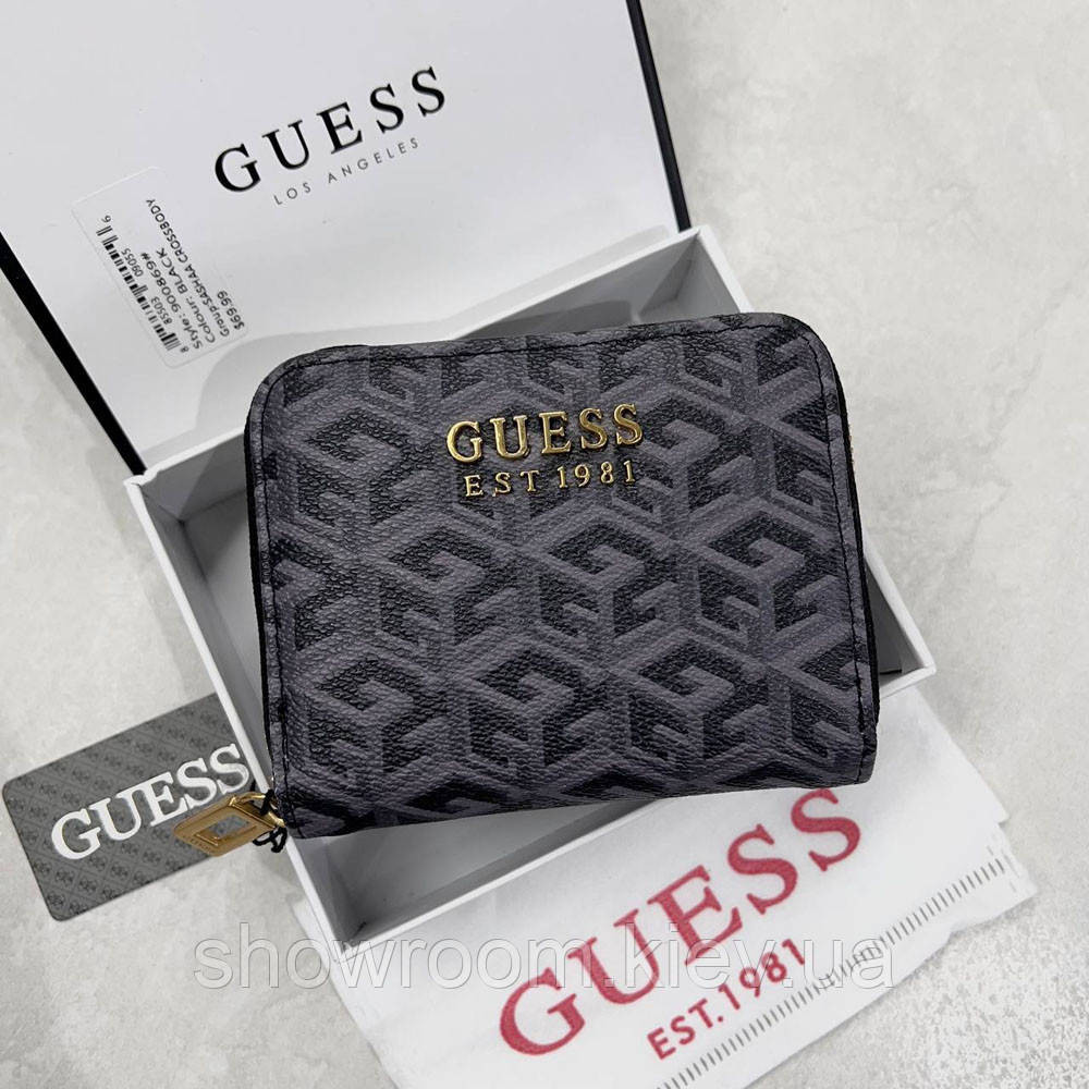 Жіночий маленький гаманець Guess (7594-1) grey Київ - фото 5