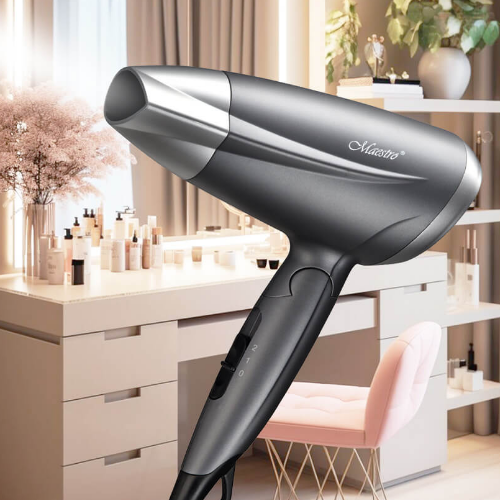 Фен для волосся (дорожній) 1400W (2 швидкості, складна ручка) MR-207  Maestro Житомир - фото 5