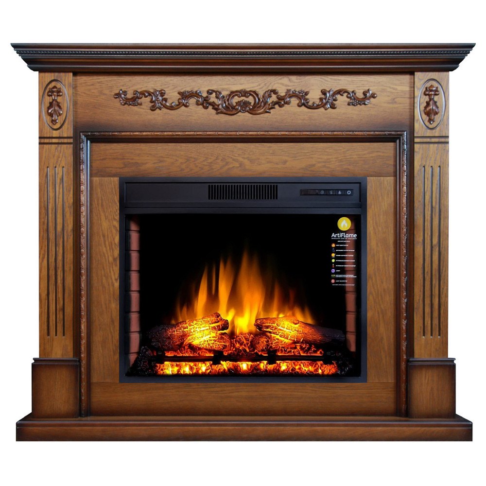 Каминокомплект ArtiFlame SOHO AF28S ДУБ АНТИК (со звуком) Львов - изображение 1
