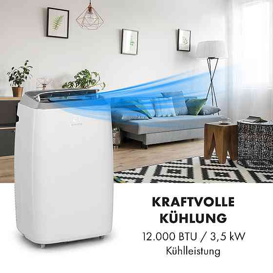 Мобильный кондиционер Iceblock Prosmart 12 12 000 BTU/3,5 кВт Расход воздуха 340 м³/ч макс Управление через Ровно