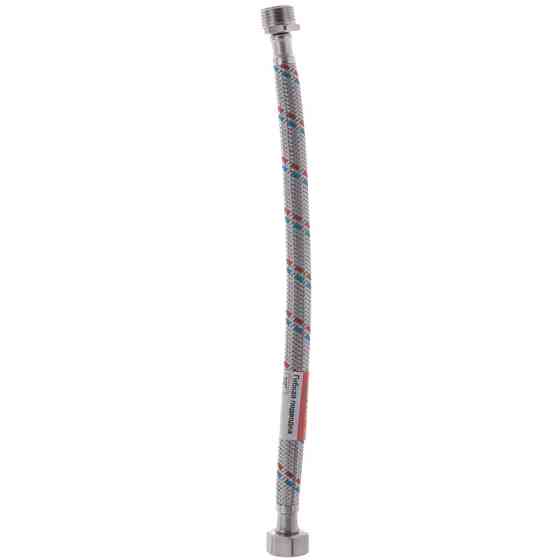 Гнучкий шланг для підключення води гайка 1/2'' - Штуцер 1/2'' (30 см) Zerix (ZX1560) Київ