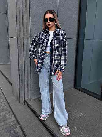 Жіноча сорочка в клітинку ( з накатом) Одеса