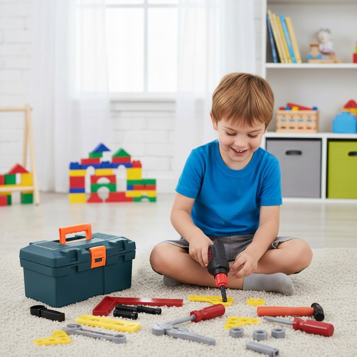 Игрушечный набор инструментов для ребенка 32 предмета в ящике Iso Trade (26694) Нововолынск - изображение 5