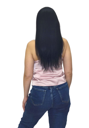 Шовкова майка на тонких брителях Пудровий XS/S Харків