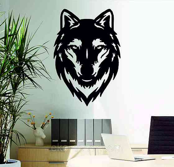 Декоративне настінне Панно «Вовк», Декор на стіну 110*75 см Київ