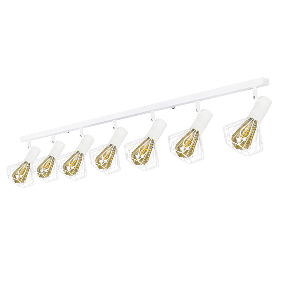 Светильник на планке с поворотними плафонами 7-Е27 Diadem NL 22151-7 WH Одесса - изображение 1