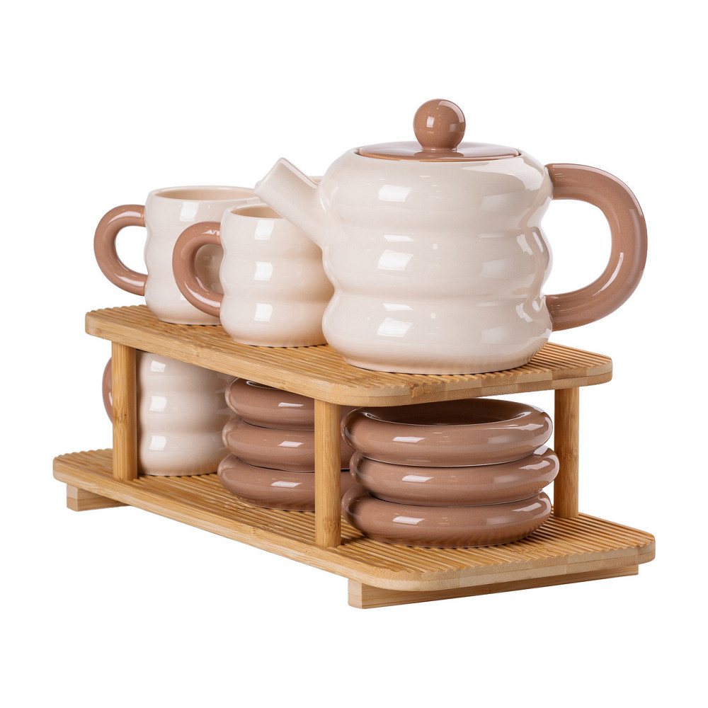 Чайний сервіз на 6 осіб з бамбуковою підставкою Київ - фото 4