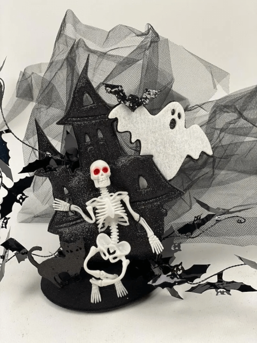 Капелюшок карнавальний Будиночок з привидами Halloween синтетична тканина Київ - фото 4
