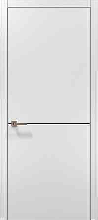 Двери экошпон, Полотно, серия PLATO (PL-21) Альпийский белый (МЧ) Киев