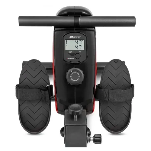 Гребний тренажер магнітний Hop-Sport 030R чорно-червоний Київ