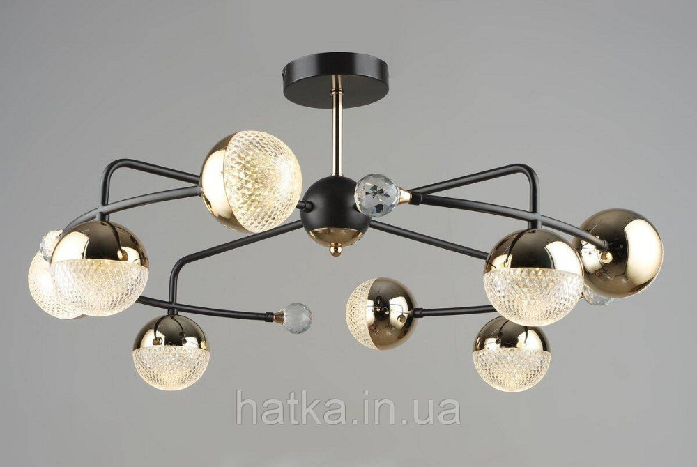 Люстра світлодіодна Sirius B N6192/8 COFFEE+FGD 112W Київ - фото 1