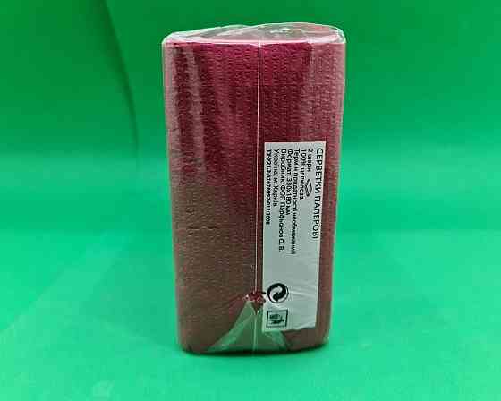 Серветка 2-вух шарні 200лист Primier банкетна (33х18) Бордо (1 пачка) Харків