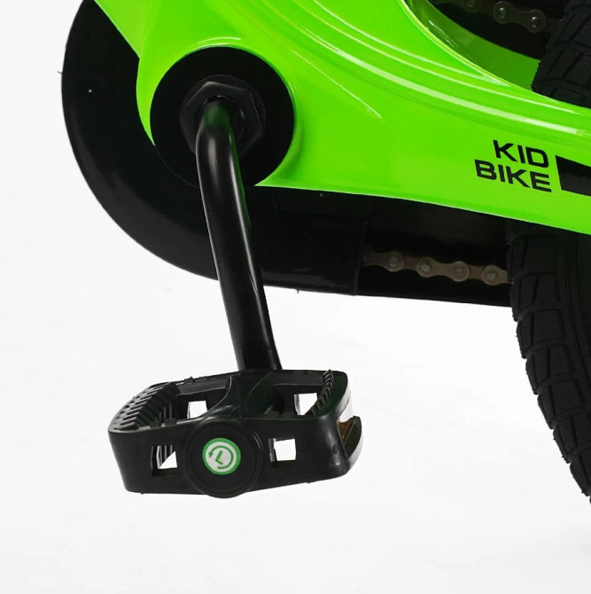 Велосипед Corso Connect двоколісний 14 дюймів з додатковими колесами Салатовий (MG-14155) Чернігів - фото 5