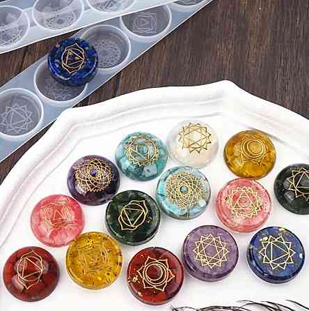 Силиконовые формы 7 чакр для литья смолы – набор Киев