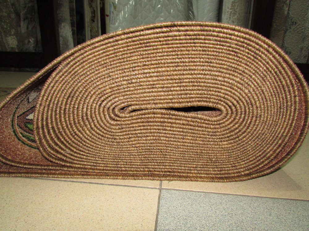 Ковровая дорожка лучшая цена, Коричневый,  Ковёр на отрез, Ширина 2.5м. Каменское - изображение 2