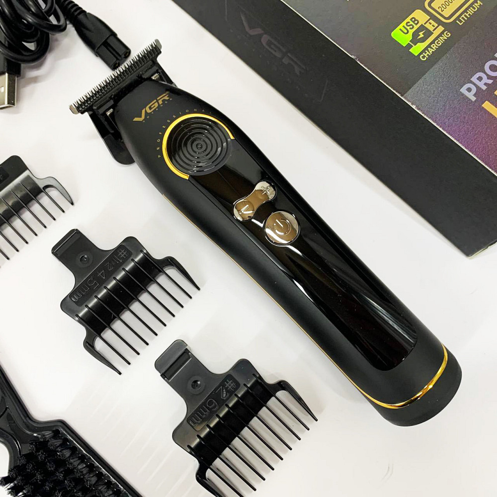 Машинка для стрижки волосся для професіоналів VGR V-299 Електробритва голови UB-97 Київ - фото 10