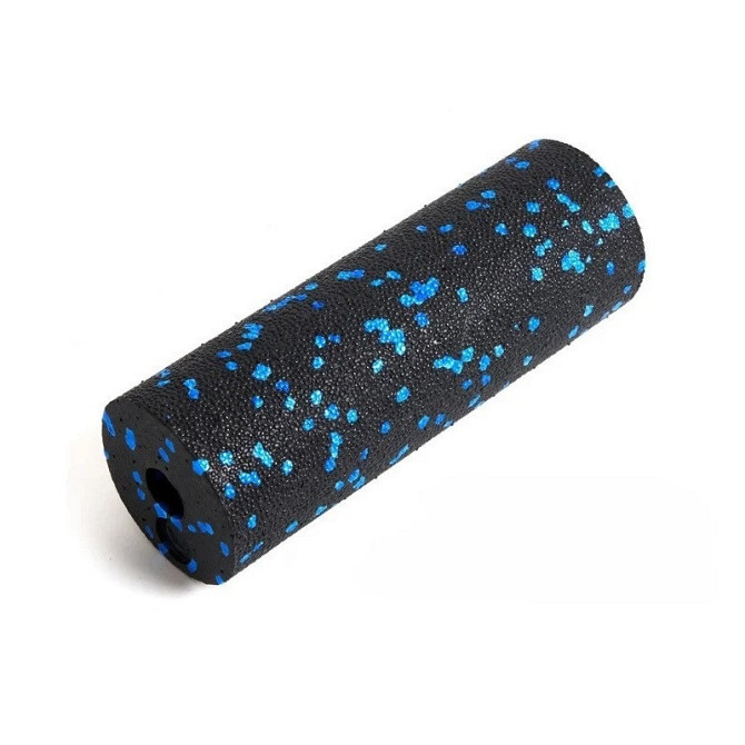 Массажний ролик (ролер) гладкий PowerPlay PP-4346 Mini EPP Foam Roller Чорно/Синій (15x5,3см.) Кам'янське - фото 1