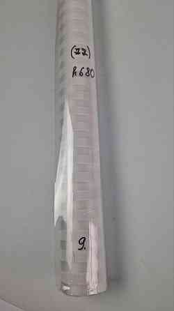 Калька для квітів рулон 8 м тонований матовий (77) (h660) смуга No 9 біла та прозора (1 шт.) Харків