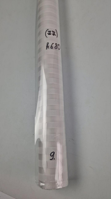 Калька для квітів рулон 8 м тонований матовий (77) (h660) смуга No 9 біла та прозора (1 шт.) Харків - фото 3