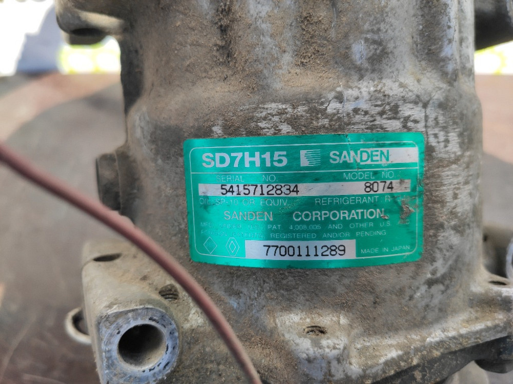 Компресор кондиціонера Nissan Primastar 1.9 dci 2001-2006 (7700111289) Ковель - фото 4