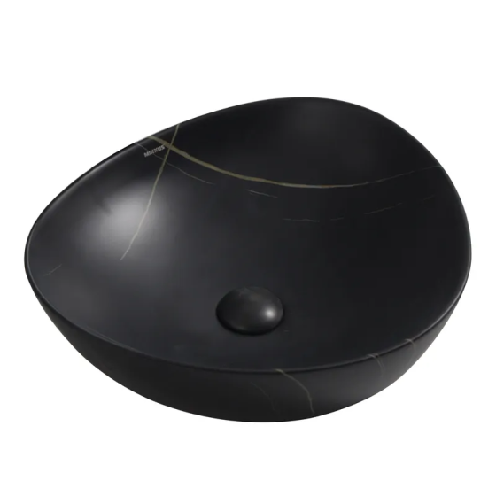 Раковина накладна Mixxus Premium WAVE-0104 MARBLE 460х420х130mm   ( MP6534 ) 32127 Харьков