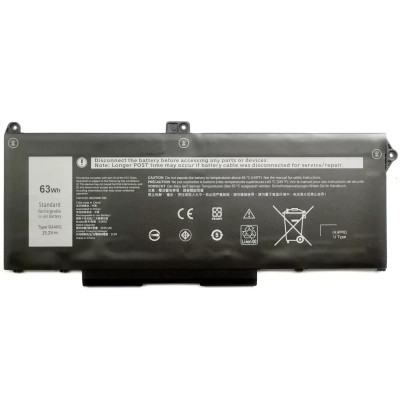 Аккумулятор для ноутбука Dell Latitude 5420 RJ40G, 3941mAh (63Wh), 4cell, 15.2V, Li-ion AlSoft (A47932) Винница - изображение 1
