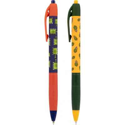 Ручка кулькова Yes 8bit UA Millitary автоматична 0,7 мм, синя (412115) Вінниця