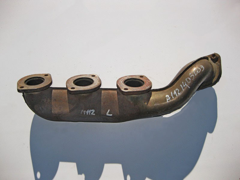 Mercedes-Benz  A1121403109 Випускний колектор лівий двигуна M112 V6 2.4 2.6 2.8 3.2л ML W163 C-Class W202 CLK C208 Одеса - фото 2