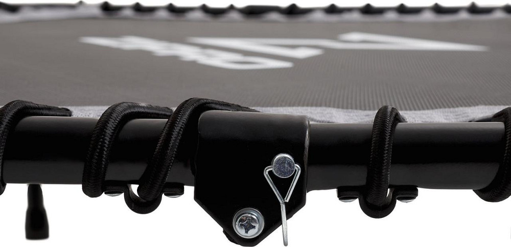 Батут для фитнеса Zipro Fitness с поручнем 4,5 фута 130 см черный Киев - изображение 7