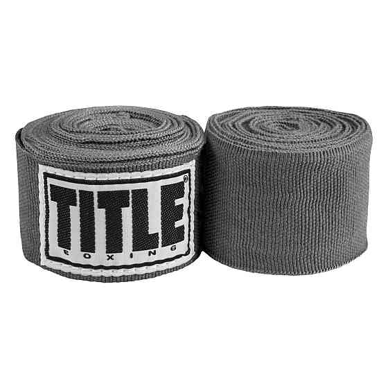 Бинти для боксу TITLE Boxing Select 180" Semi Elastic Mexican Grey (4.5м.) Каменское