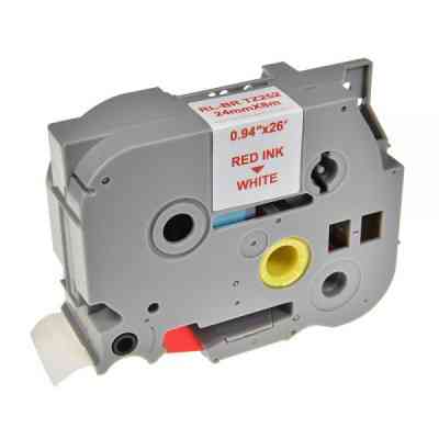 Стрічка для принтера етикеток UKRMARK RL-B-T252P-RE/WT, аналог TZE252. 24 мм х 8 м (900246) Вінниця