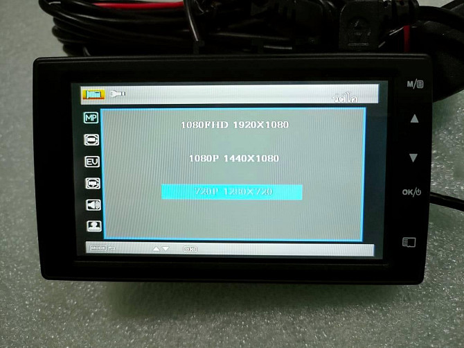 Автомобильный видеорегистратор DVR T706 (2 камеры) 1080P экран 3.5 дюйма Винница - изображение 5