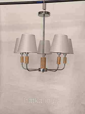 Люстра классическая для гостиной VALESO V16-5 CH хромовая Киев