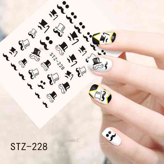 Наклейки для ногтей STZ-228 Киев