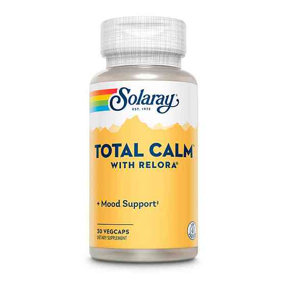 Релола с L-тианином (від стресу) Solaray Total Calm Mood Support 30 vcaps Київ
