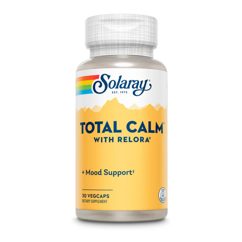 Релола с L-тианином (від стресу) Solaray Total Calm Mood Support 30 vcaps Київ - фото 1