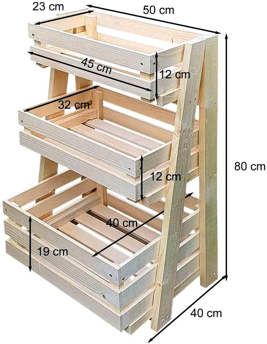 Стелаж для овочів і фруктів "Скорінта" бланже Миколаїв - фото 2