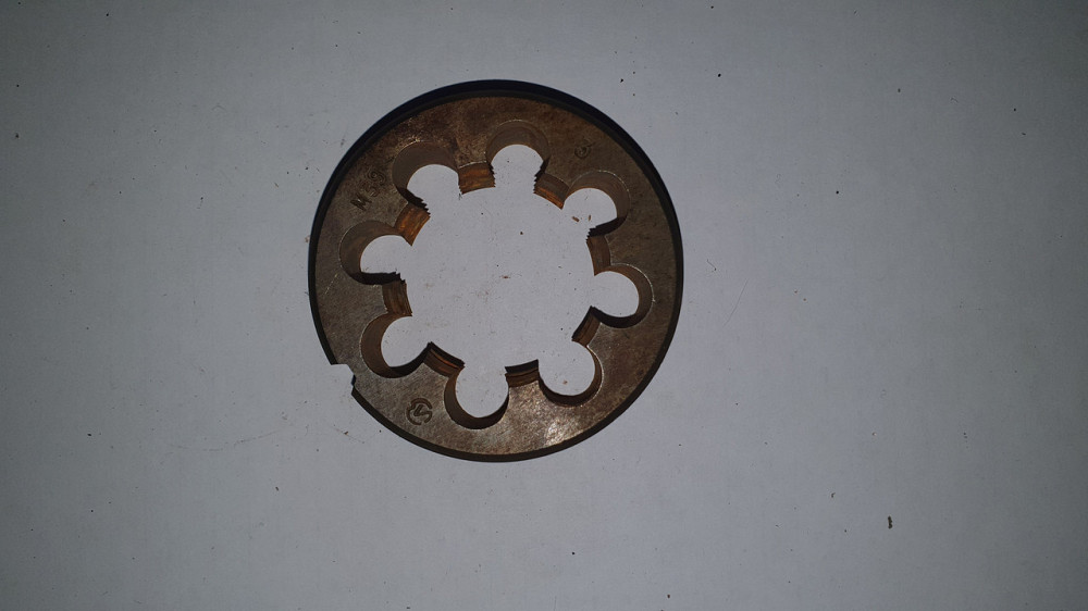 Плашка (лерка) метрична М39х3. СРСР. Харків - фото 1